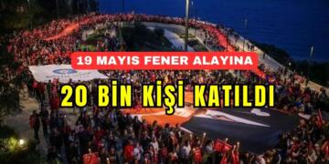 Antalya’da 19 Mayıs Fener Alayına 20 Bin Kişi Katıldı