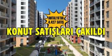 Antalya’da Konut Satışları Çakıldı