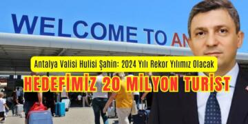 Antalya Valisi Hulusi Şahin: “Rekorla devam edeceğiz” dedi.