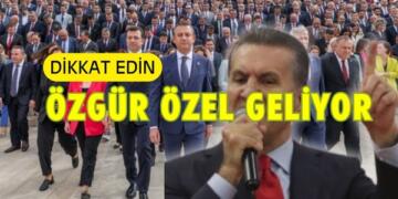 Mustafa Sarıgül: “Özgür Özel genel başkanımıza dikkat edin, geliyor” dedi.