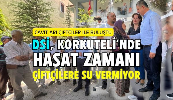 Batı Antalya Sulama Birliği ve DSİ’nin Su Kesintisi Çiftçileri Mağdur Etti