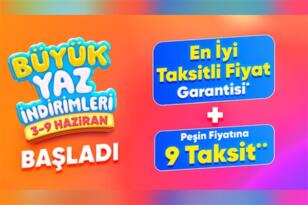 Hepsiburada’da “En İyi Taksitli Fiyat Garantisi” ile büyük yaz indirimleri başladı