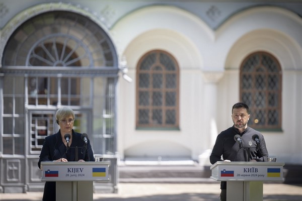 Zelenski, Slovenya Cumhurbaşkanı Musar ile görüştü