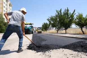 Eskişehir’de yol çalışmaları sürdürülüyor