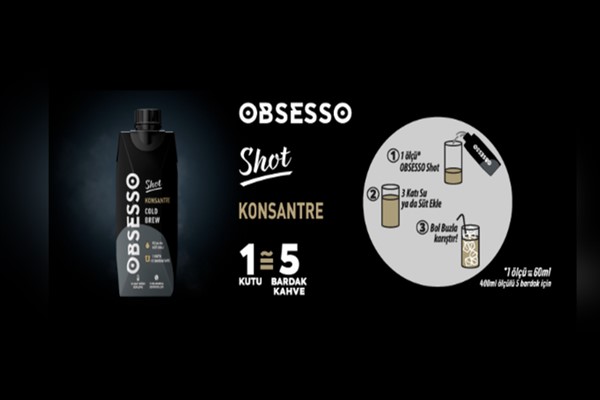 OBSESSO’dan yine yeni bir ilk: Shot Konsantre Cold Brew