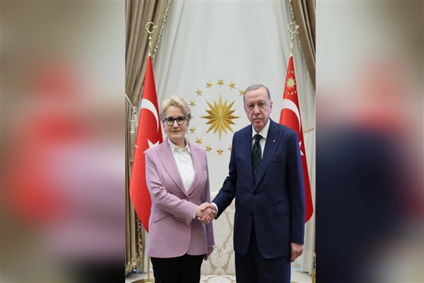 Cumhurbaşkanı Erdoğan, eski İYİ Parti Genel Başkanı Akşener’i kabul etti