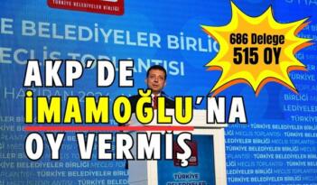 AKP’de İmamoğlu’na Oy Vermiş