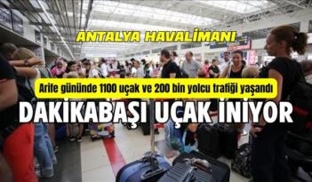 Anhatlay Havalimanı Bayram Yoğunluğu İle Doldu Taştı