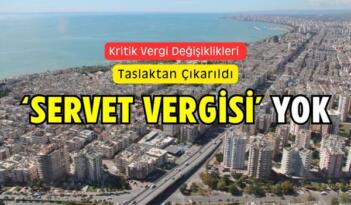 Kritik Vergi Değişiklikleri Taslaktan Çıkarıldı.