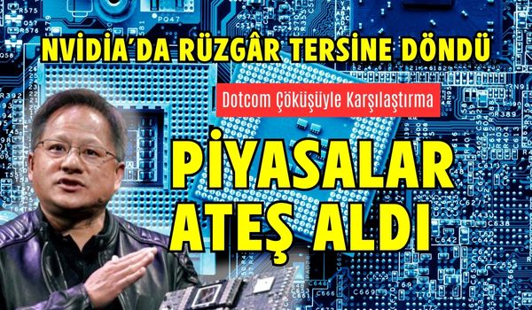 Dünyanın En büyük Şirketi Olan Nvidia Piyasaları Dalgalandırdı. Piyasada endişe arttı