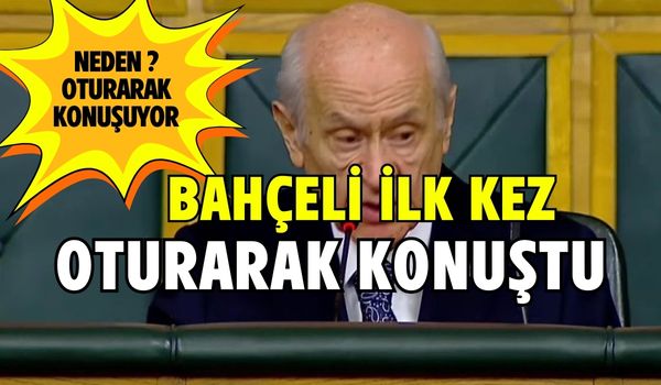 Geçikmeli Başlayan Grup Toplantısında, Bahçeli Neden Oturarak Konuşuyor