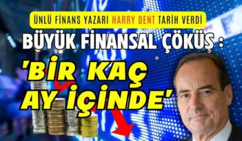 Ünlü Ekonomi Yazarı Harry Dent: ”Merkez bankalarının şişirdiği balon henüz patlamadı” dedi.