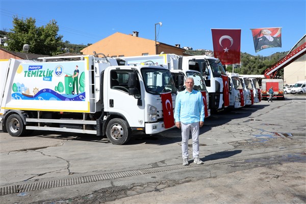 Mudanya’da temizlik filosuna yeni araçlar eklendi