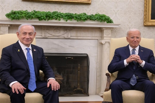 Netanyahu, Beyaz Saray’da ABD Başkanı Biden ile görüştü