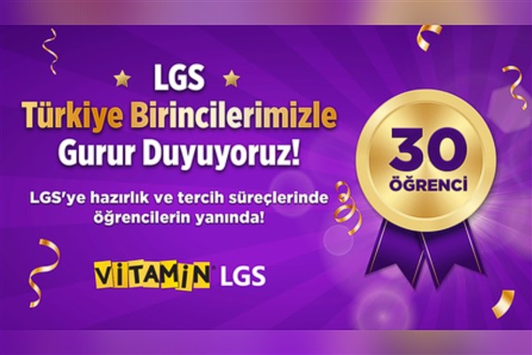 Türk Telekom Vitamin LGS’yle ‎30 öğrenci LGS’den tam puan aldı