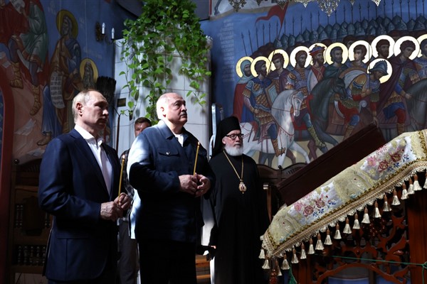 Putin ve Lukaşenko, Valaam Değişim Yortusu Manastırı’nı ziyaret etti