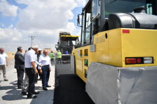 Kayseri’nin Kocasinan ilçesindeki yol yapım çalışmaları tamamlandı