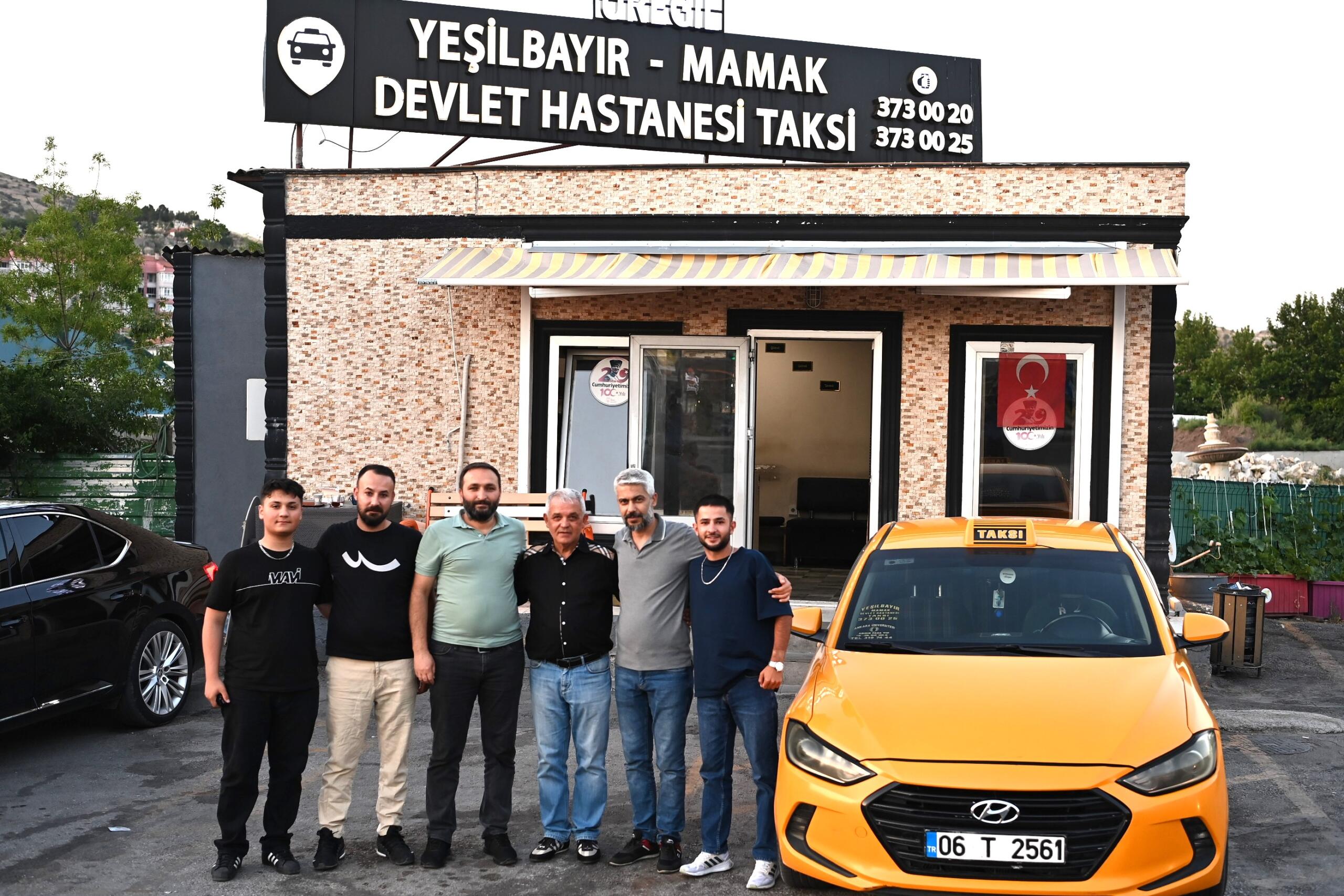 Yeşilbayır-Mamak Devlet Hastanesi Taksi Durağı’nın otoparkı büyüdü