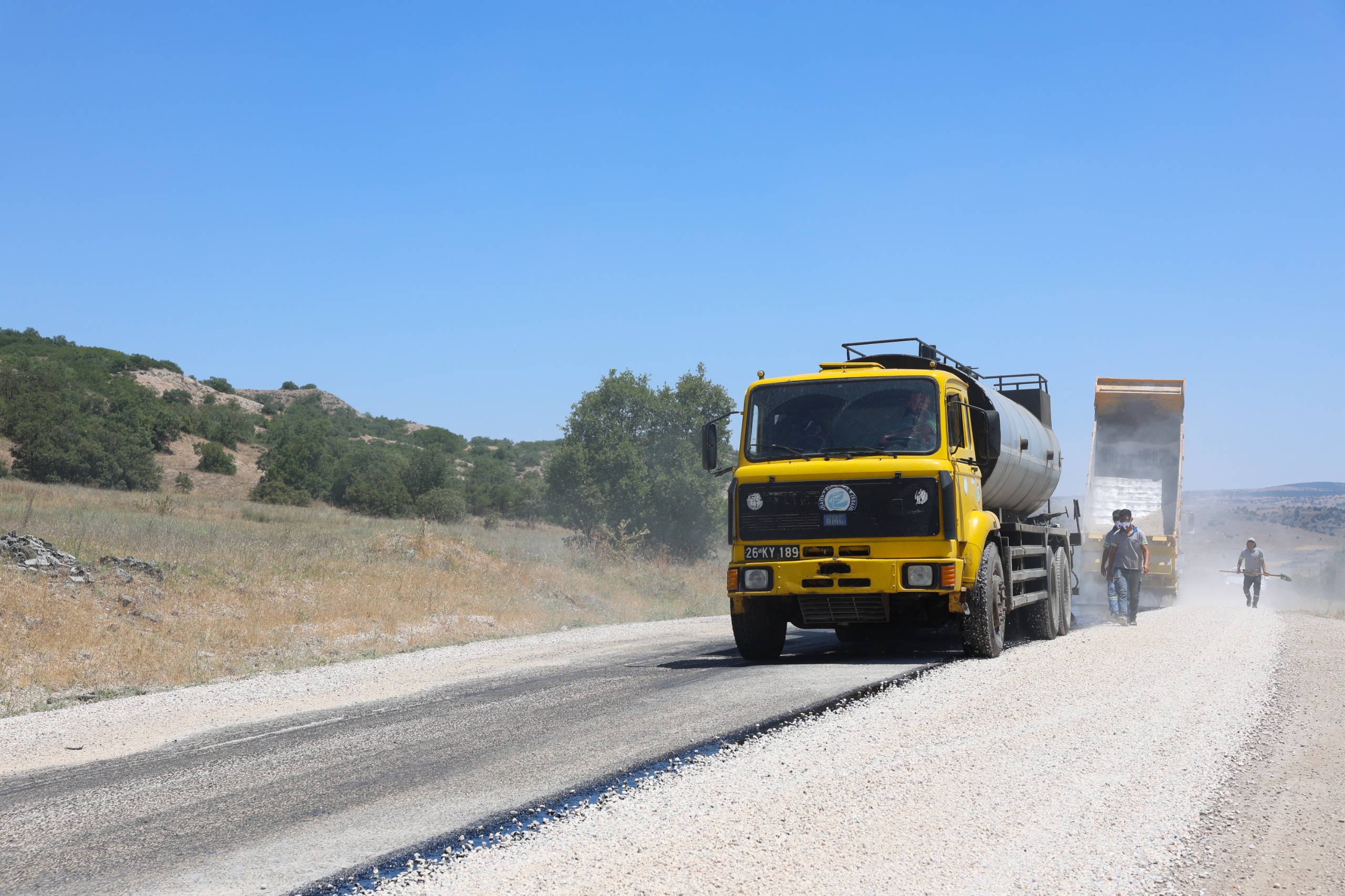 Eskişehir’de sathi kaplama çalışmaları tamamlandı