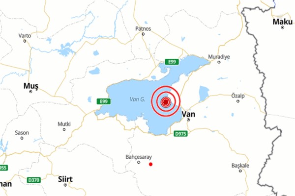 Van’da deprem