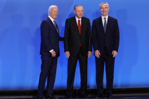 Cumhurbaşkanı Erdoğan, NATO Liderler Zirvesi’nde aile fotoğrafı çekimine katıldı