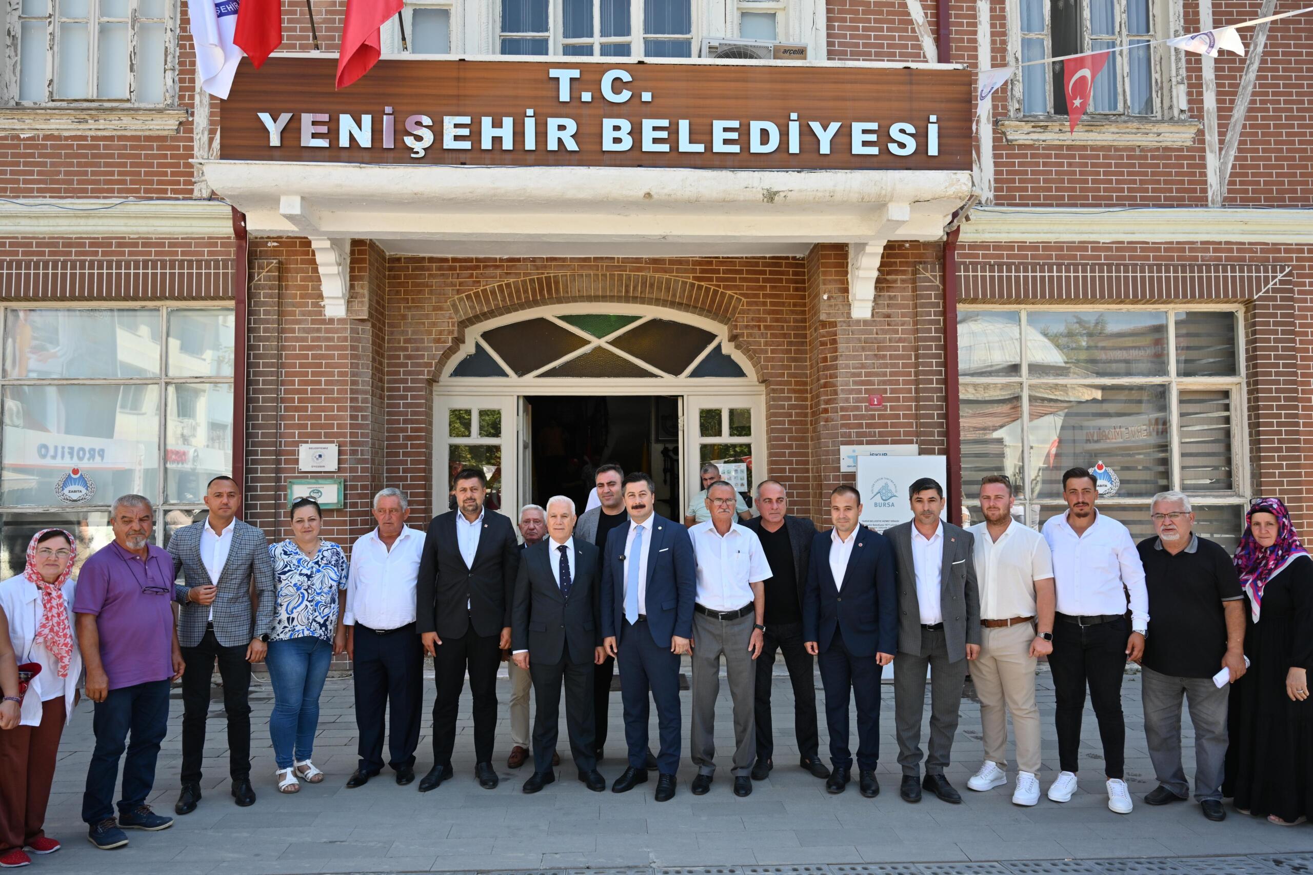 Başkan Bozbey’den Yenişehir ilçesine ziyaret