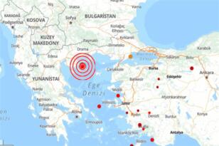 Yunanistan’da deprem