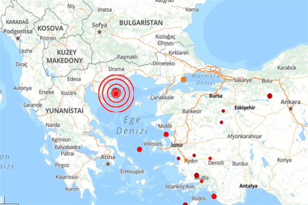 Yunanistan’da deprem