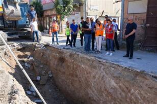 Baksan’da altyapı çalışmaları devam ediyor