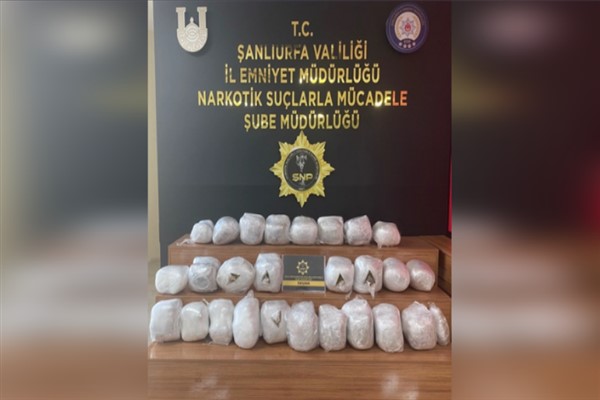 Şanlıurfa’da uyuşturucu operasyonu