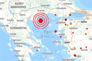 Yunanistan’da deprem